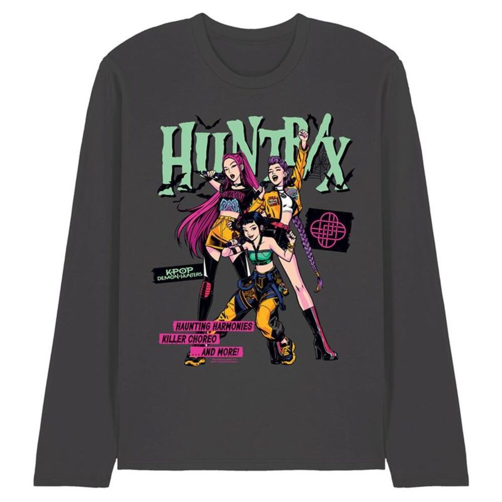 K-Pop Demon Hunters Unisex Adult Huntrix Punk Concert Huntr/X Concert Long-Sleev